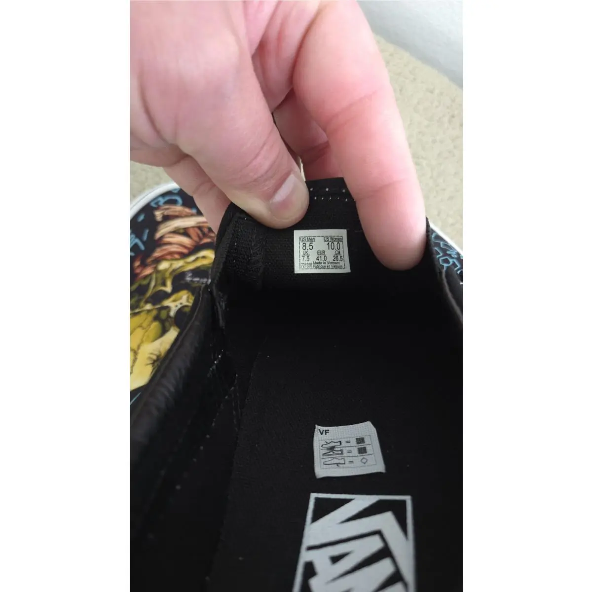 Vans shoes - VANS Slip On - Slip - VANS METALLICA PUSHHEAD - Black 7