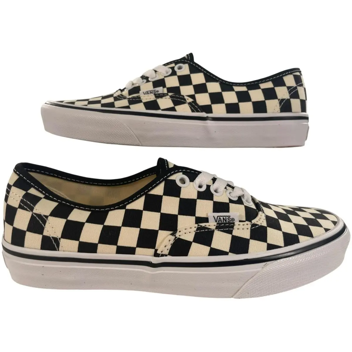 Primary Check Black/white Canvas Shoes Sz Men’s 7/Women’s 8.5 by Vans