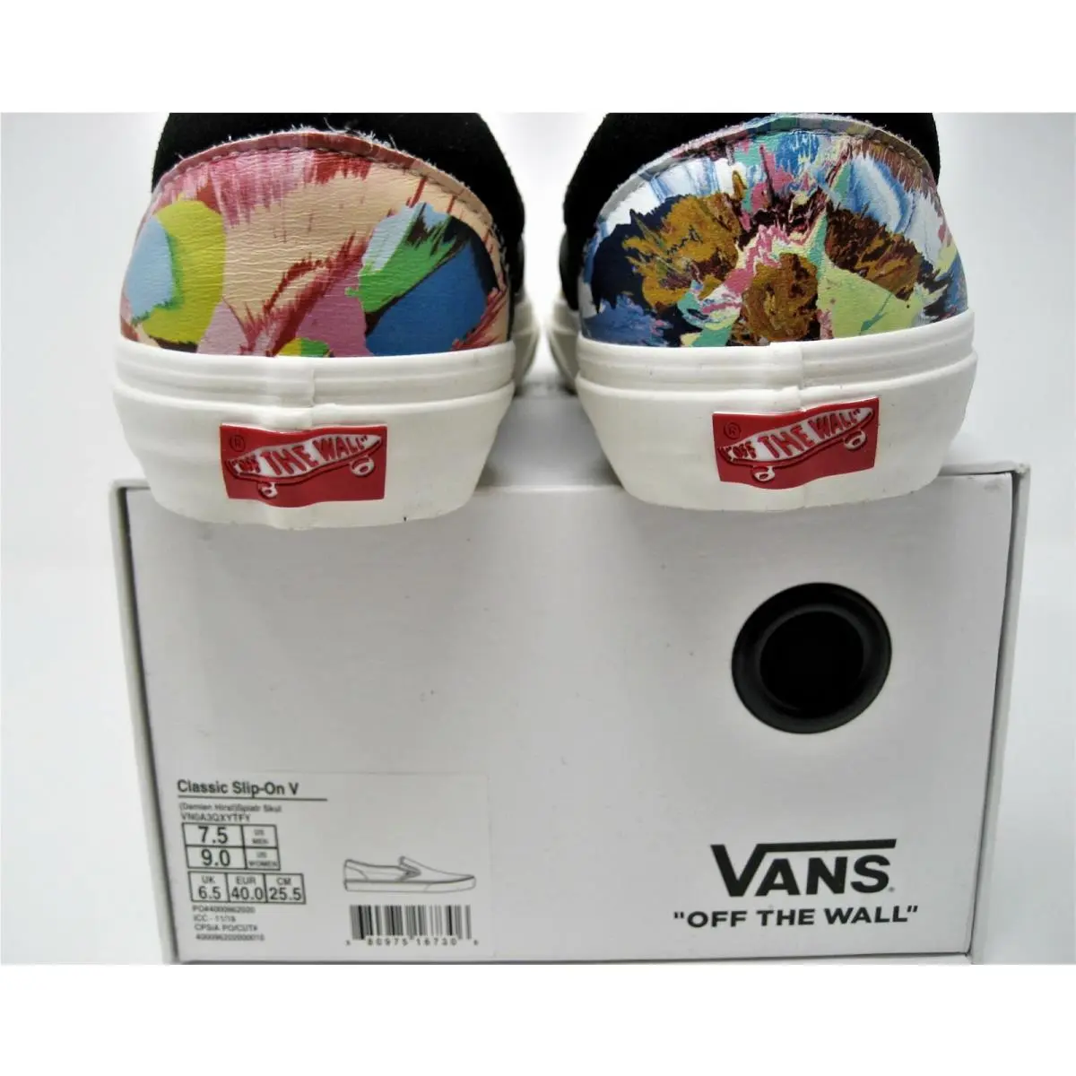 Vans shoes - Damien Hirst Splatter Skull - Damien Hirst Splatter Skull - Multicolor (UPC: 680975167306) 5