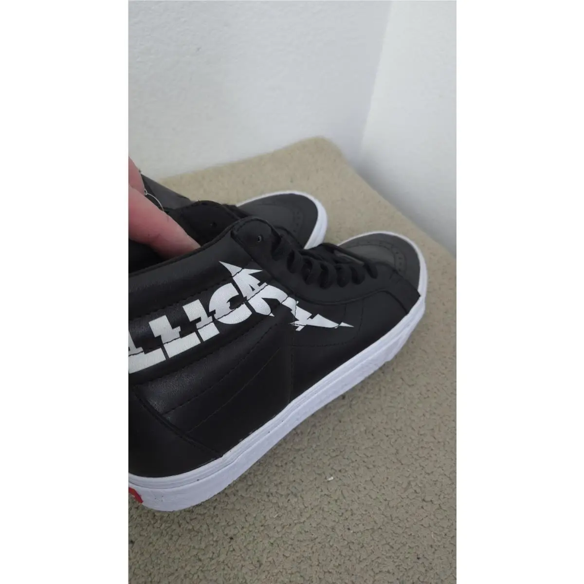 Vans shoes - VANS X Metallica Sk8-Hi Reissue - VN0A2XSBPZJ - Black 3