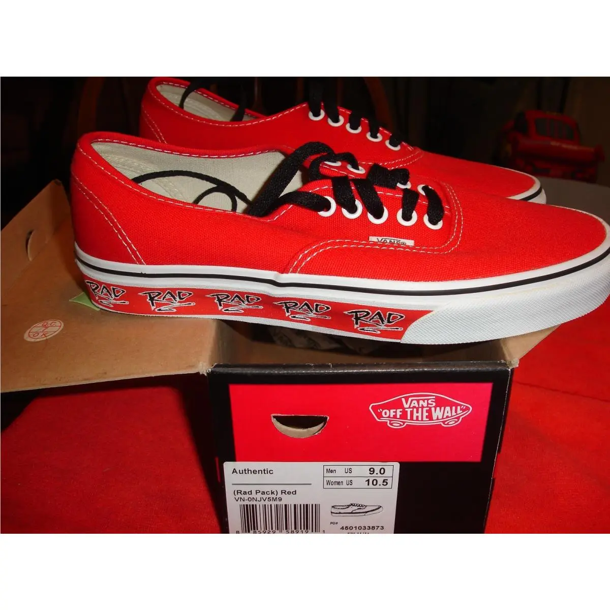 Vans shoes - VANS Off The Wall - Off The Wall - Red 4