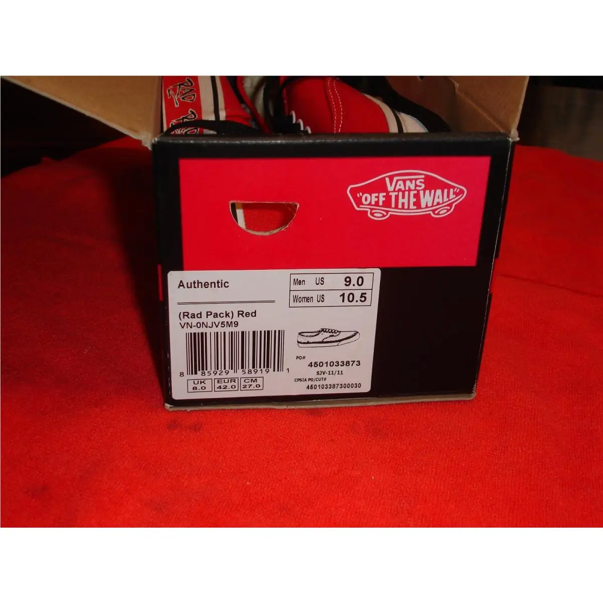 Vans shoes - VANS Off The Wall - Off The Wall - Red 5