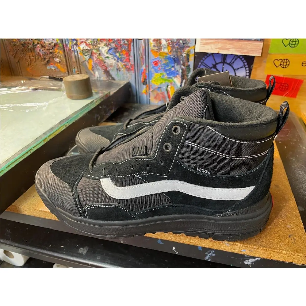 Ultrarange Exo Hi Black Black Size US 11.5 Men VN0A5KS5BKA Rare Boots by Vans