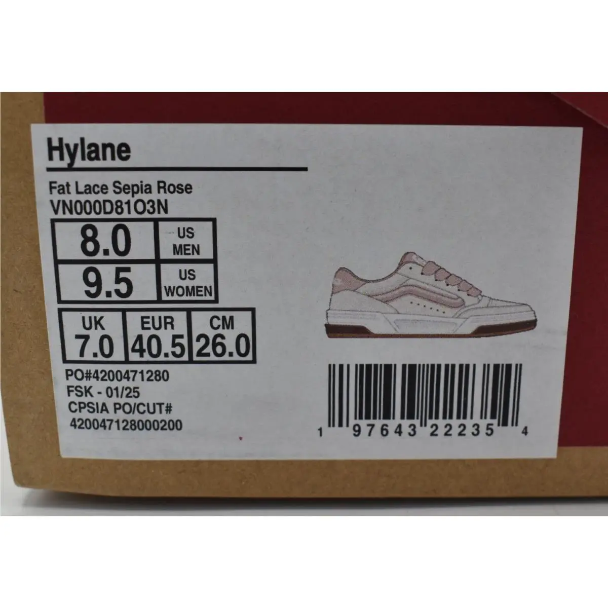 Vans shoes - Vans Hylane Fat - Hylane Fat - Pink (UPC: 197643222354) 10