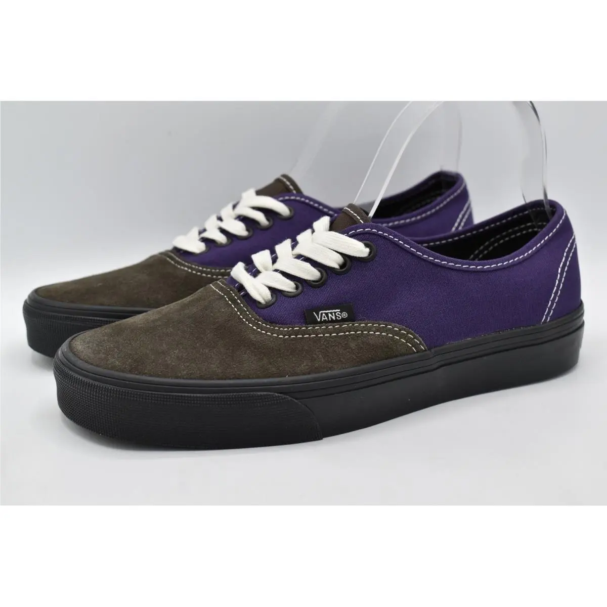 Authentic Sneakers Shoes Womens 8 Purple Suede Canvas Low Top Y2K Skate by Vans