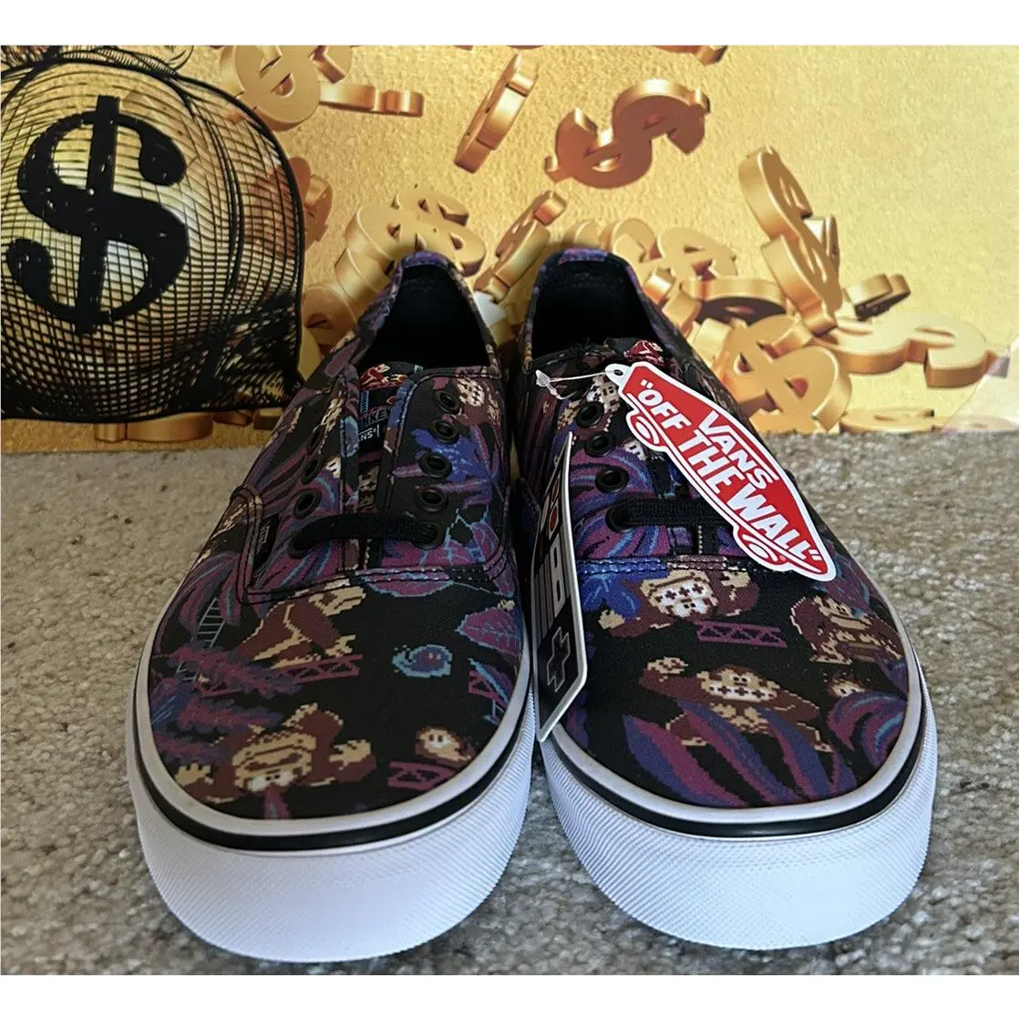 Vans shoes - VANS Authentic Nintendo Donkey Kong - VN0004MLJP5 - Multicolor (UPC: 0190284211954) 1