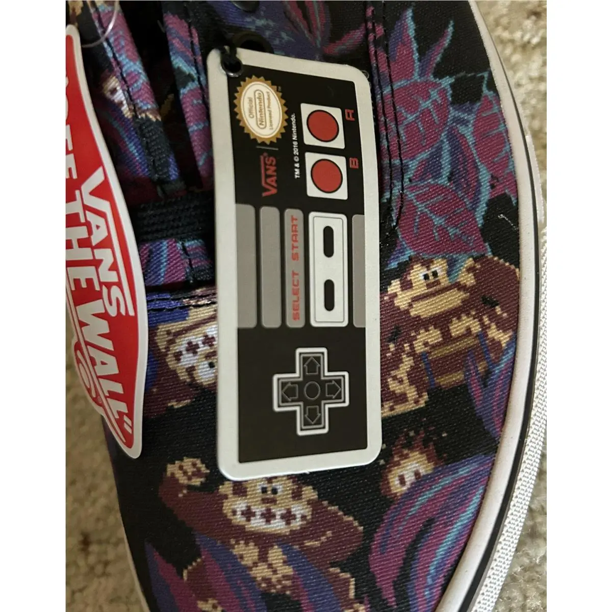 Vans shoes - VANS Authentic Nintendo Donkey Kong - VN0004MLJP5 - Multicolor (UPC: 0190284211954) 6