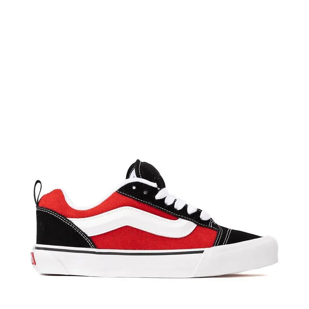 Vans Men`s Knu Skool Skate Shoe - Red / True White / Black Size 10 - Red / True White / Black