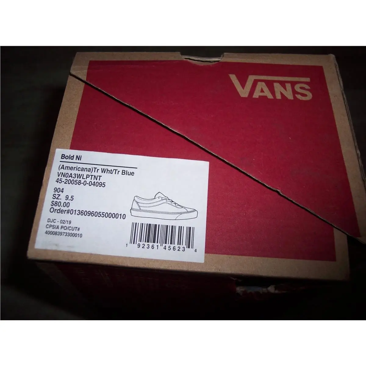 Vans shoes - Vans Evel Knievel - Evel Knievel - Red White Blue 1