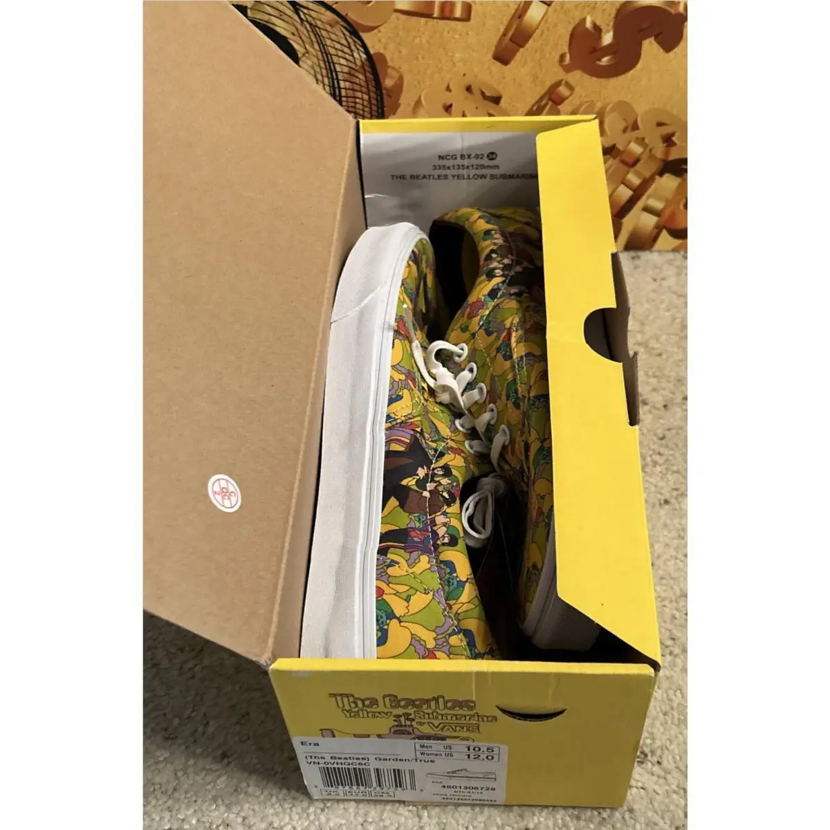 Vans shoes - Beatles - Beatles - VN0VHQC6C - Yellow (UPC: 0887867397593) 11