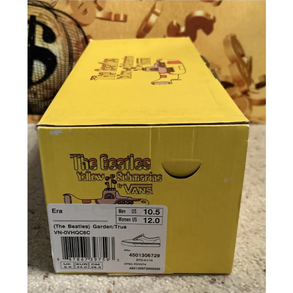 Vans shoes - Beatles - Beatles - VN0VHQC6C - Yellow (UPC: 0887867397593) 12