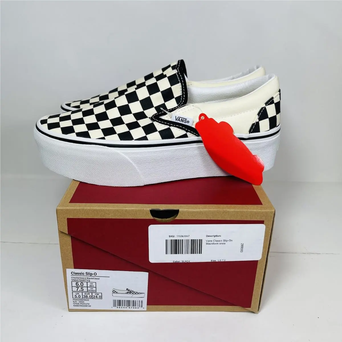 Vans shoes - VANS Classick Stackform - Classick Stackform - VN0A7Q5RTYQ - Multicolor 9