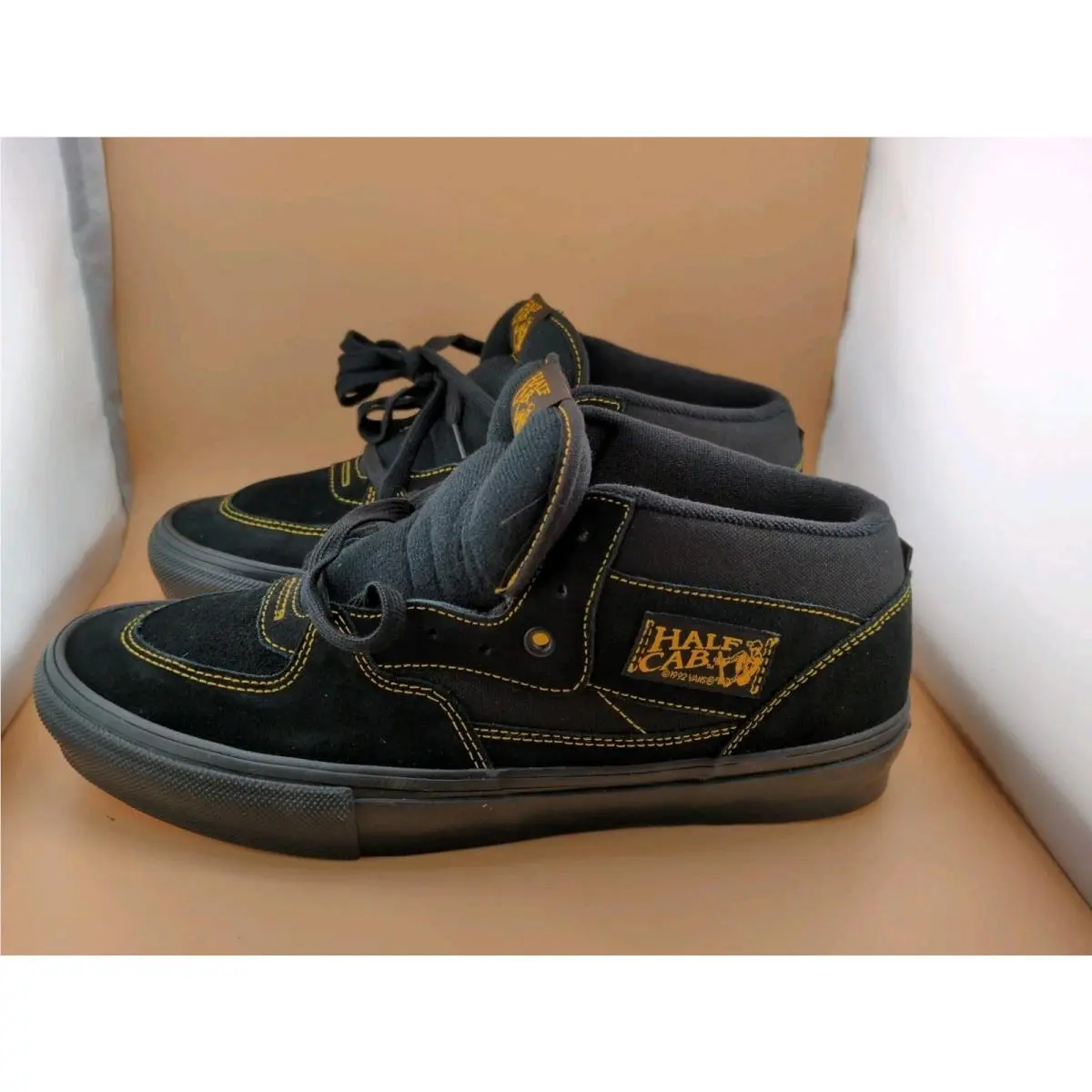 Vans shoes - VANS Half Cab - Half Cab - VN0A5FCDBLN - Black; Mustard (UPC: 198266502519) 8