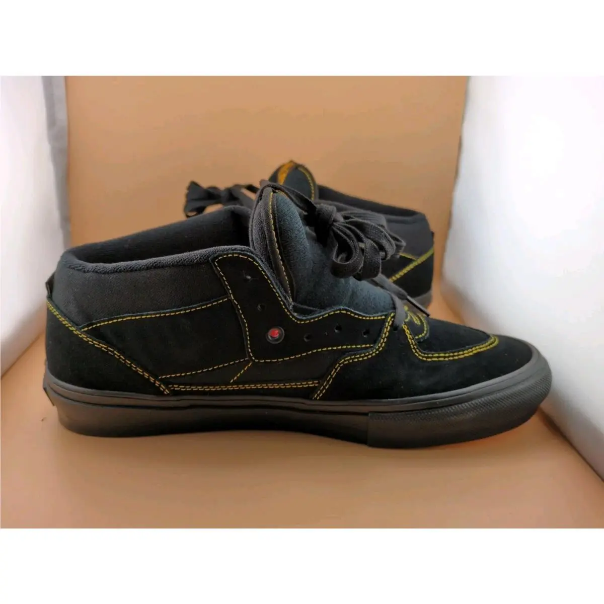Vans shoes - VANS Half Cab - Half Cab - VN0A5FCDBLN - Black; Mustard (UPC: 198266502519) 10