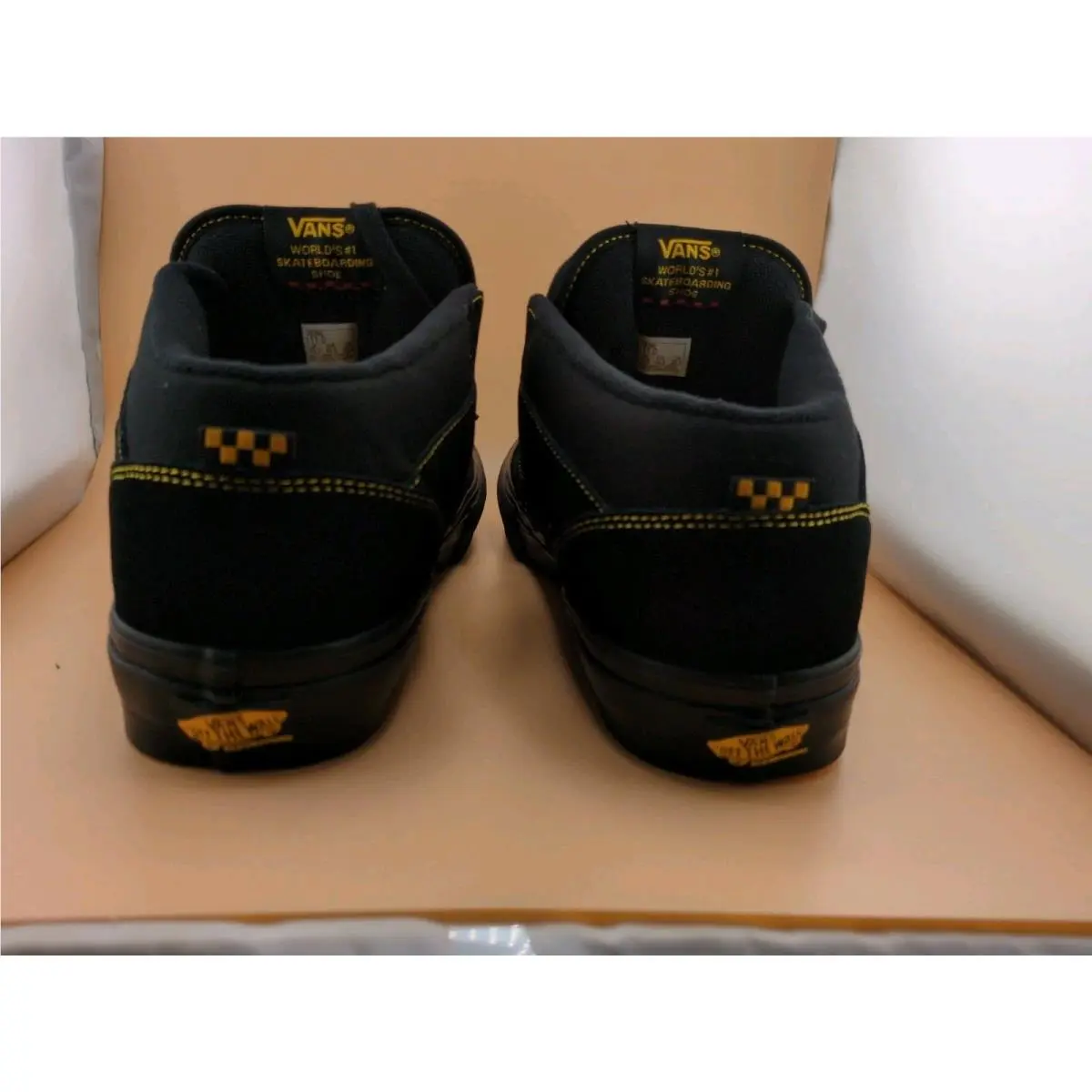 Vans shoes - VANS Half Cab - Half Cab - VN0A5FCDBLN - Black; Mustard (UPC: 198266502519) 11