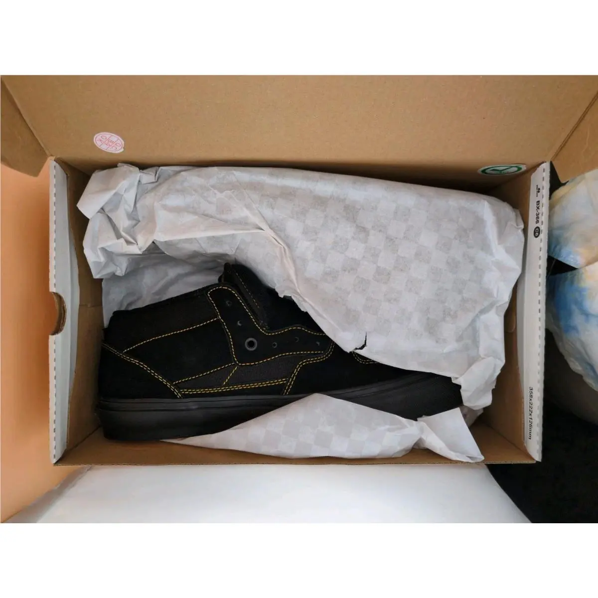 Vans shoes - VANS Half Cab - Half Cab - VN0A5FCDBLN - Black; Mustard (UPC: 198266502519) 4