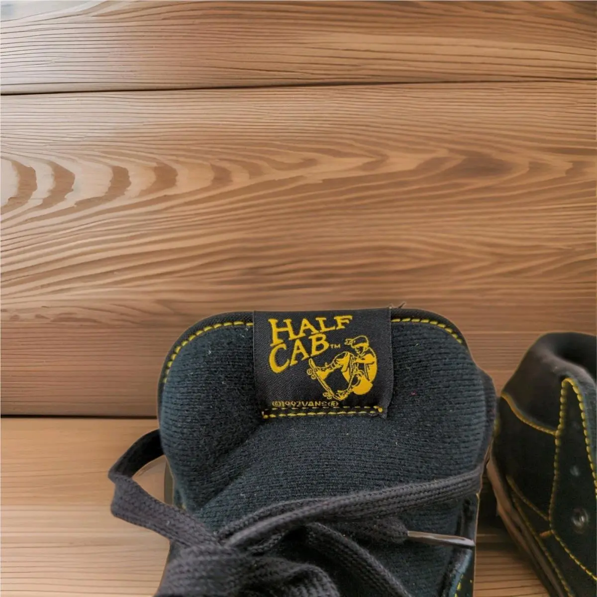 Vans shoes - VANS Half Cab - Half Cab - VN0A5FCDBLN - Black; Mustard (UPC: 198266502519) 6