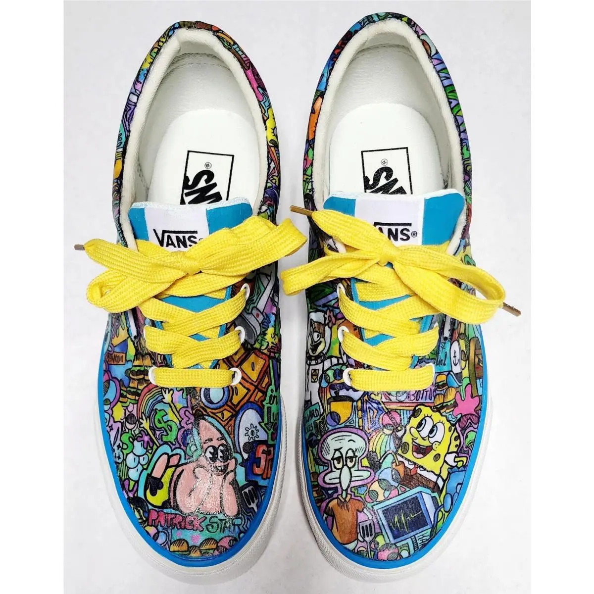 Lace-up Custom Hand Detailed Womens Sz 8 by Vans