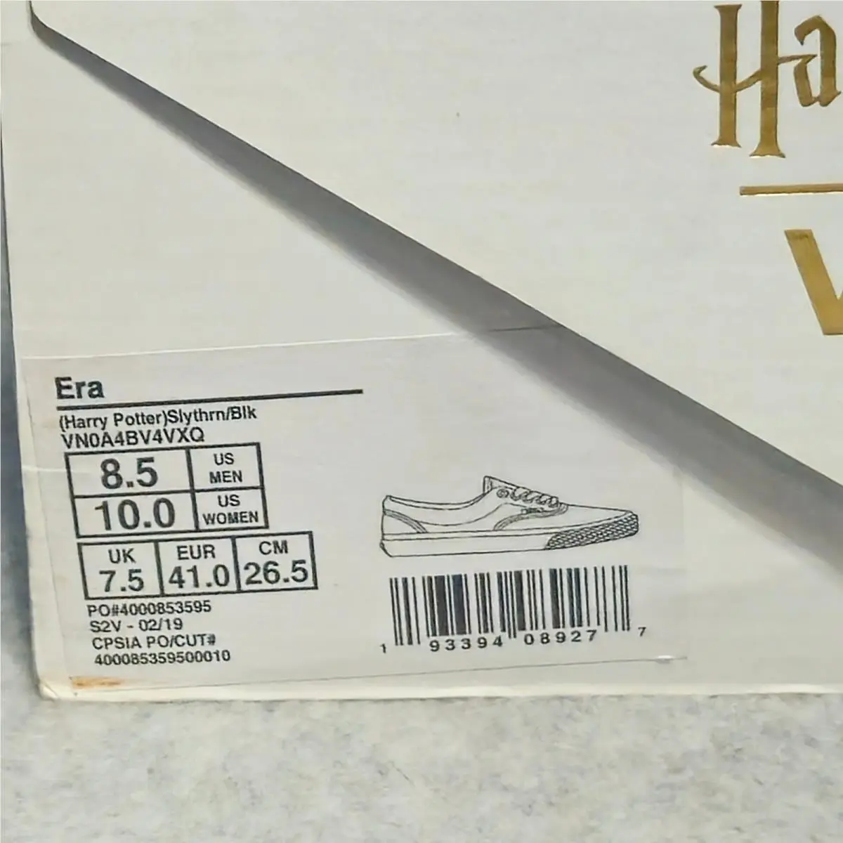 Vans shoes - Vans Era Harry Potter Slytherin - Green 1