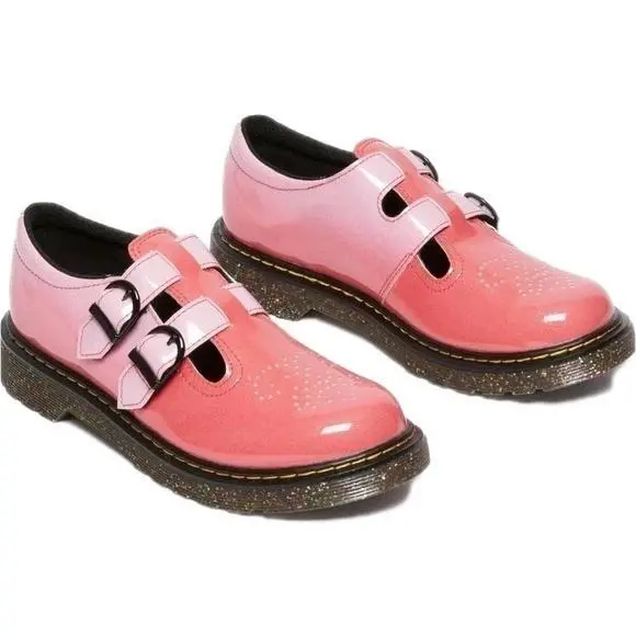 Dr. Martens Mary Janes 8065 Gradient Pink Glitter Women`s US Women 5 /uk 3 EU 36 - Pink