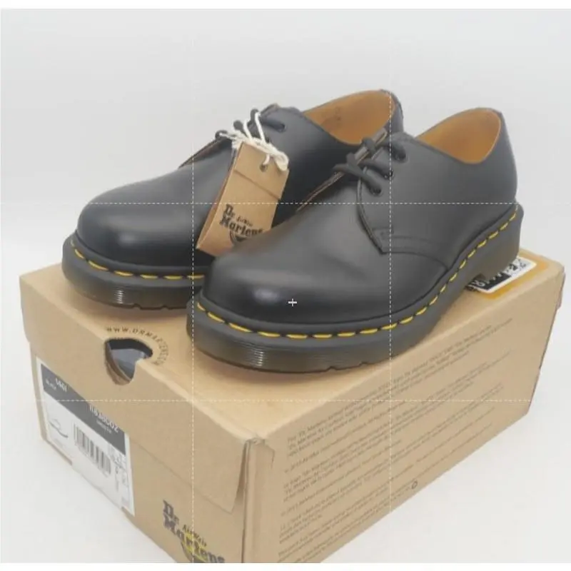 Women`s 6 1461 Smooth Oxford Black Leather Shoes Men`s 5 by Dr. Martens