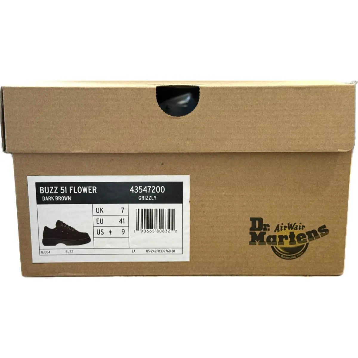 Dr. Martens shoes - Buzz 5I Flower - Buzz Flower - 43547200 - Brown 5