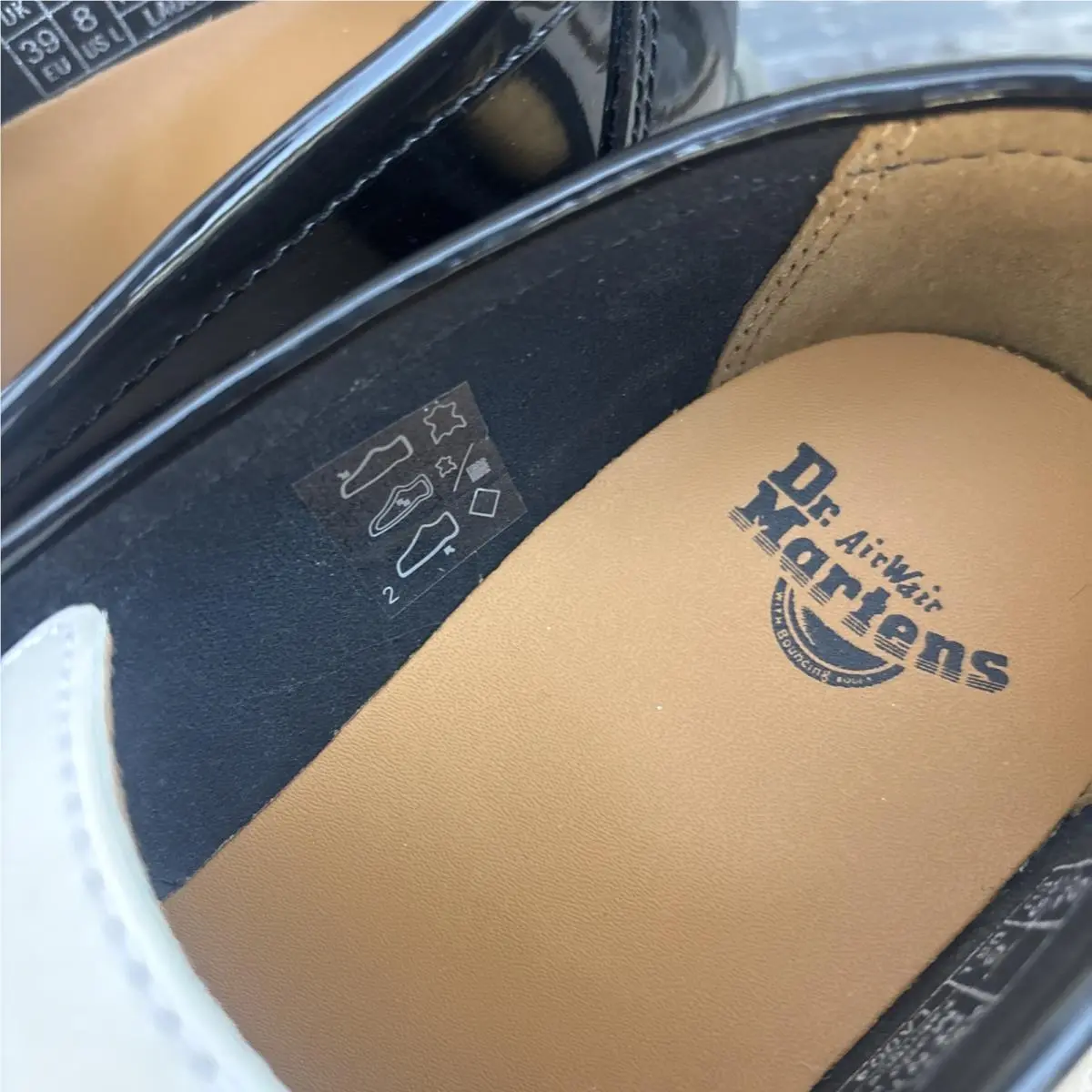 Dr. Martens shoes - Penny - Penny - Black + White Patent leather 2
