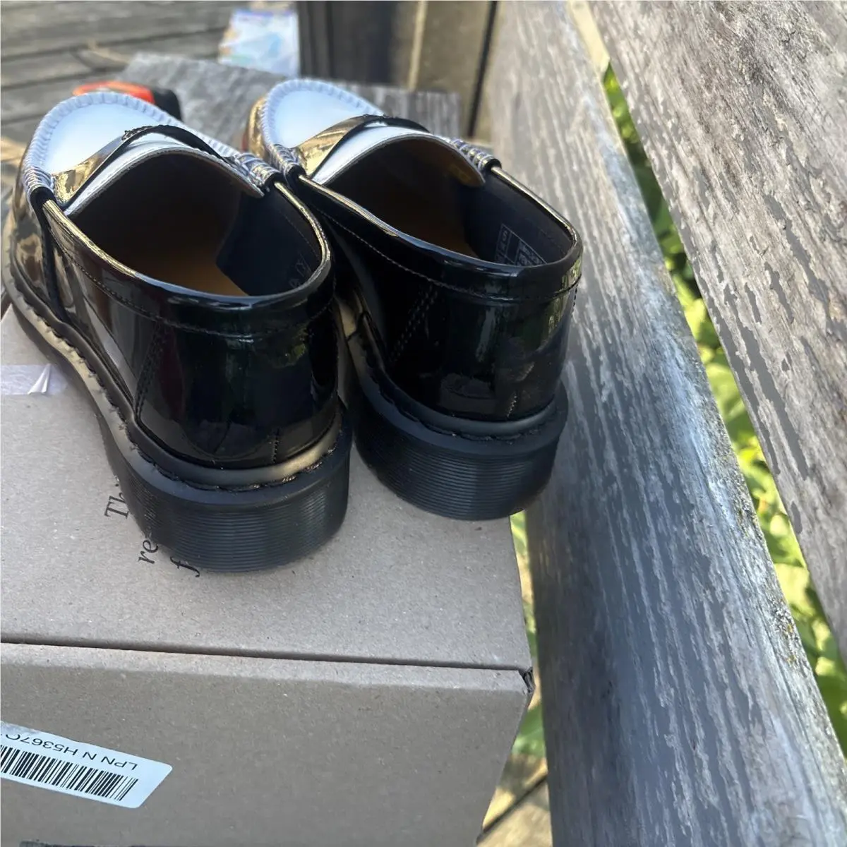 Dr. Martens shoes - Penny - Penny - Black + White Patent leather 5