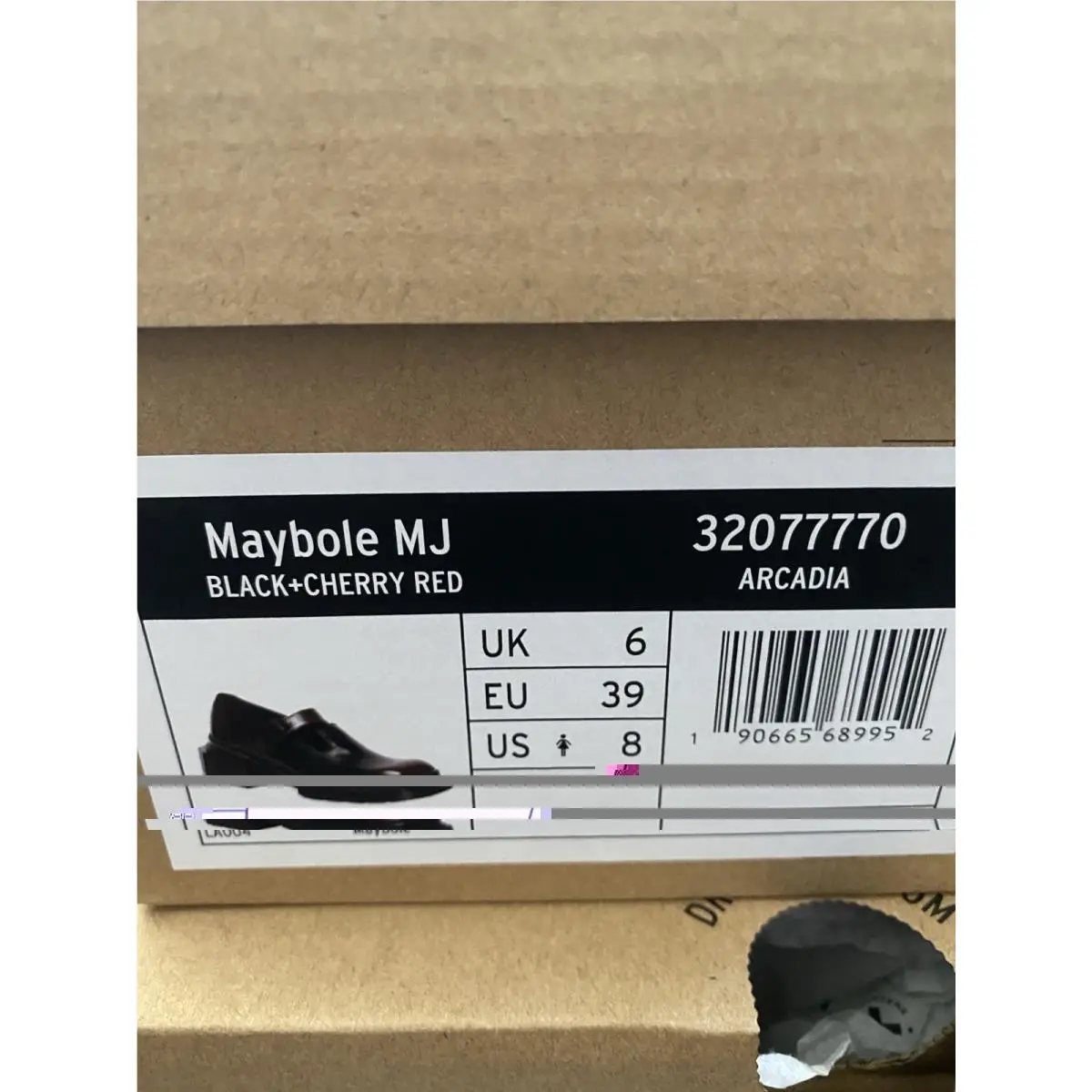 Dr. Martens shoes - Dr.Martens Maybole MJ Arcadia - Maybole Arcadia - Red Cherry, Black 5