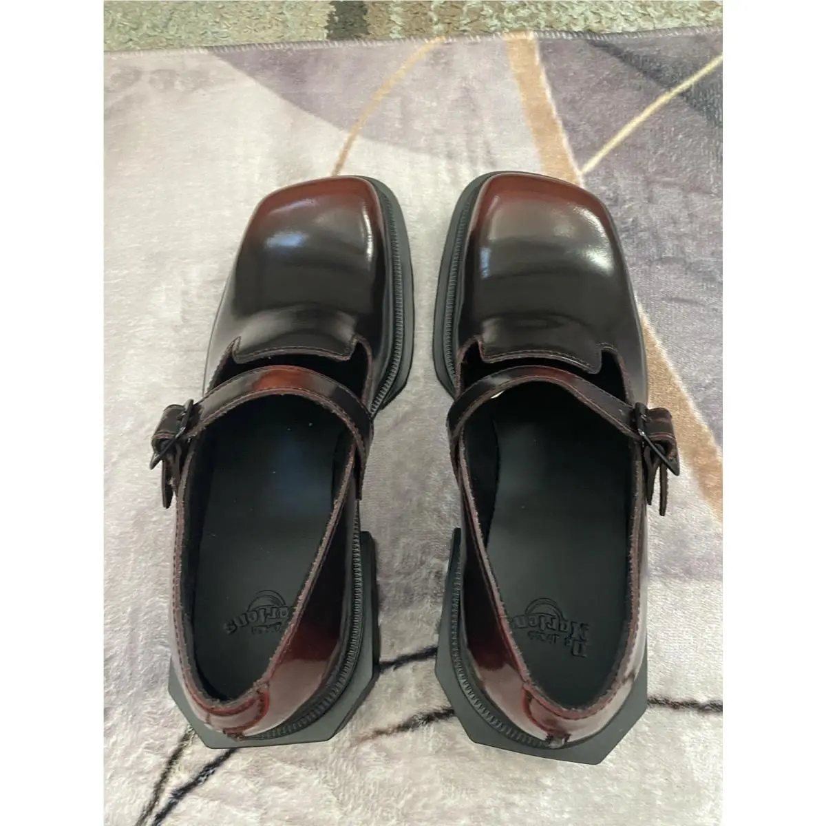 Dr. Martens shoes - Dr.Martens Maybole MJ Arcadia - Maybole Arcadia - Cherry Red, black 3