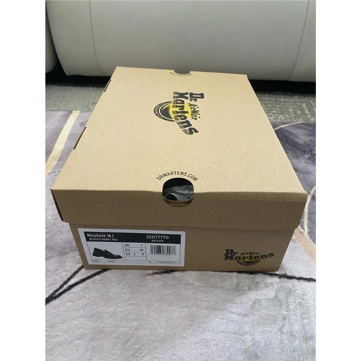 Dr. Martens shoes - Dr.Martens Maybole MJ Arcadia - Maybole Arcadia - Cherry Red, black 5