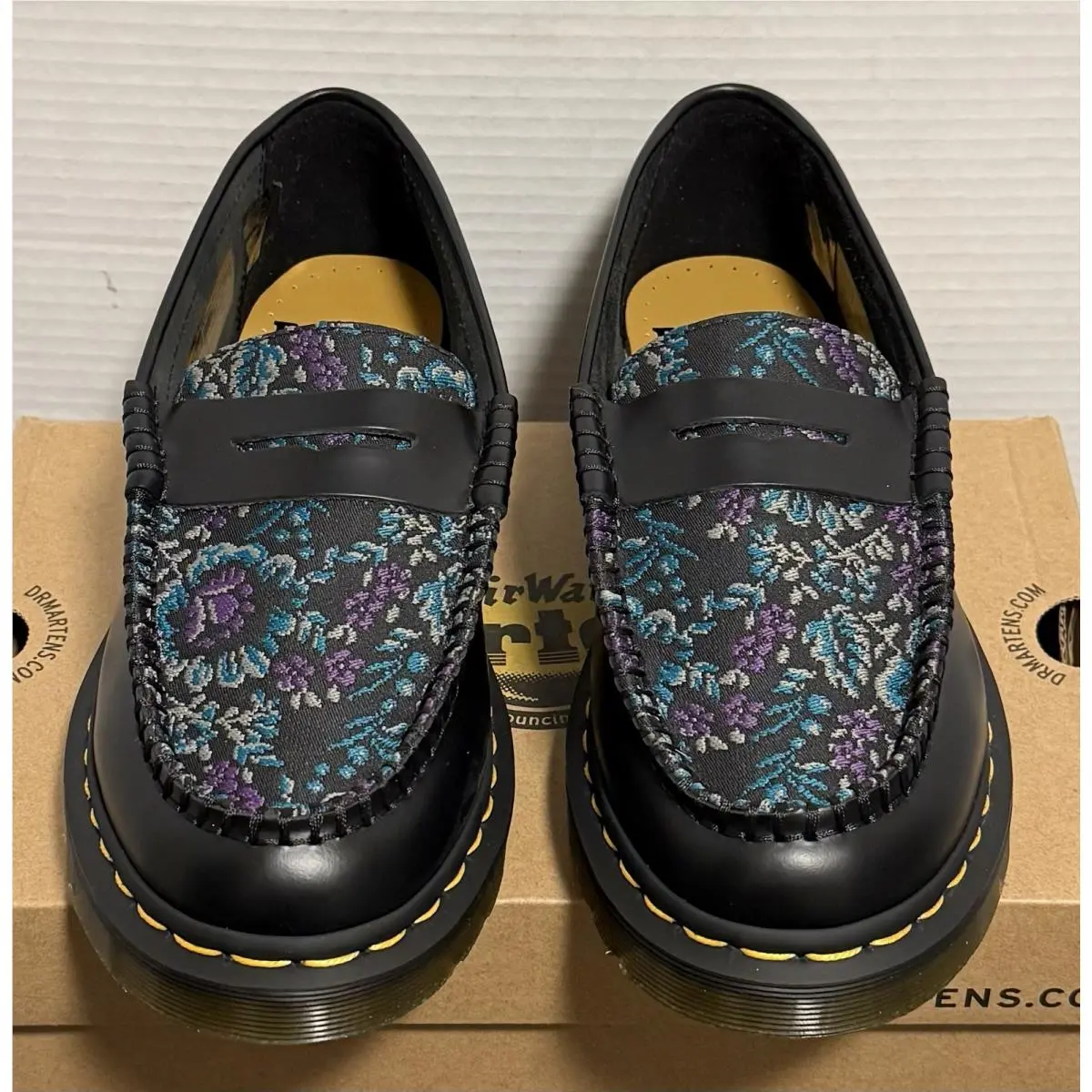 Penton Floral Jacquard Loafers Men’s 7 Women’s 8 by Dr. Martens