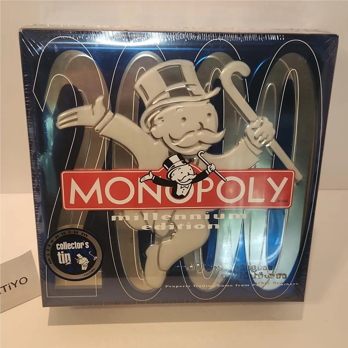 1998 Monopoly 2000 - Collector Tin Holographic - Vintage