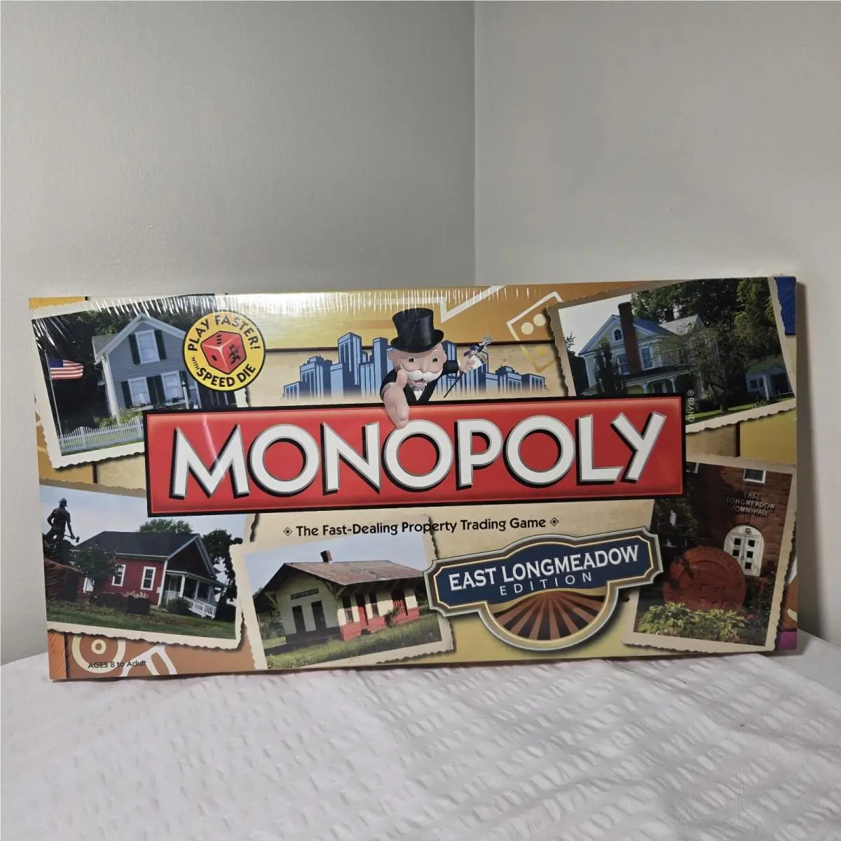 Monopoly East Longmeadow Edition Only 900