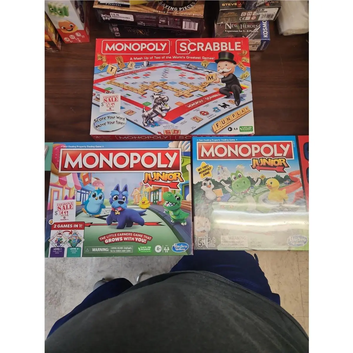 3 Monopoly Board Games Nip T092