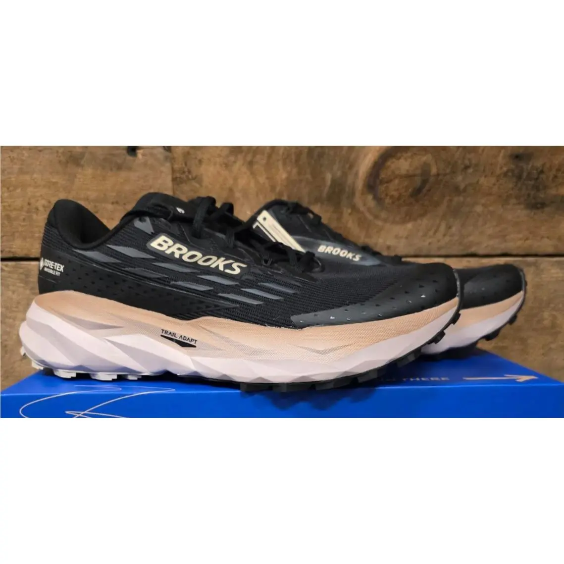 Brooks shoes - Black/Ebony/Chateau Gray 4