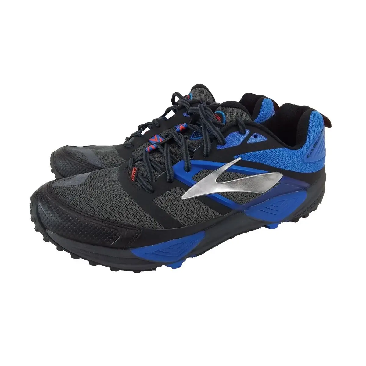 Brooks Cascadia 12 Anthracite/electric Blue/black Size US Men`s