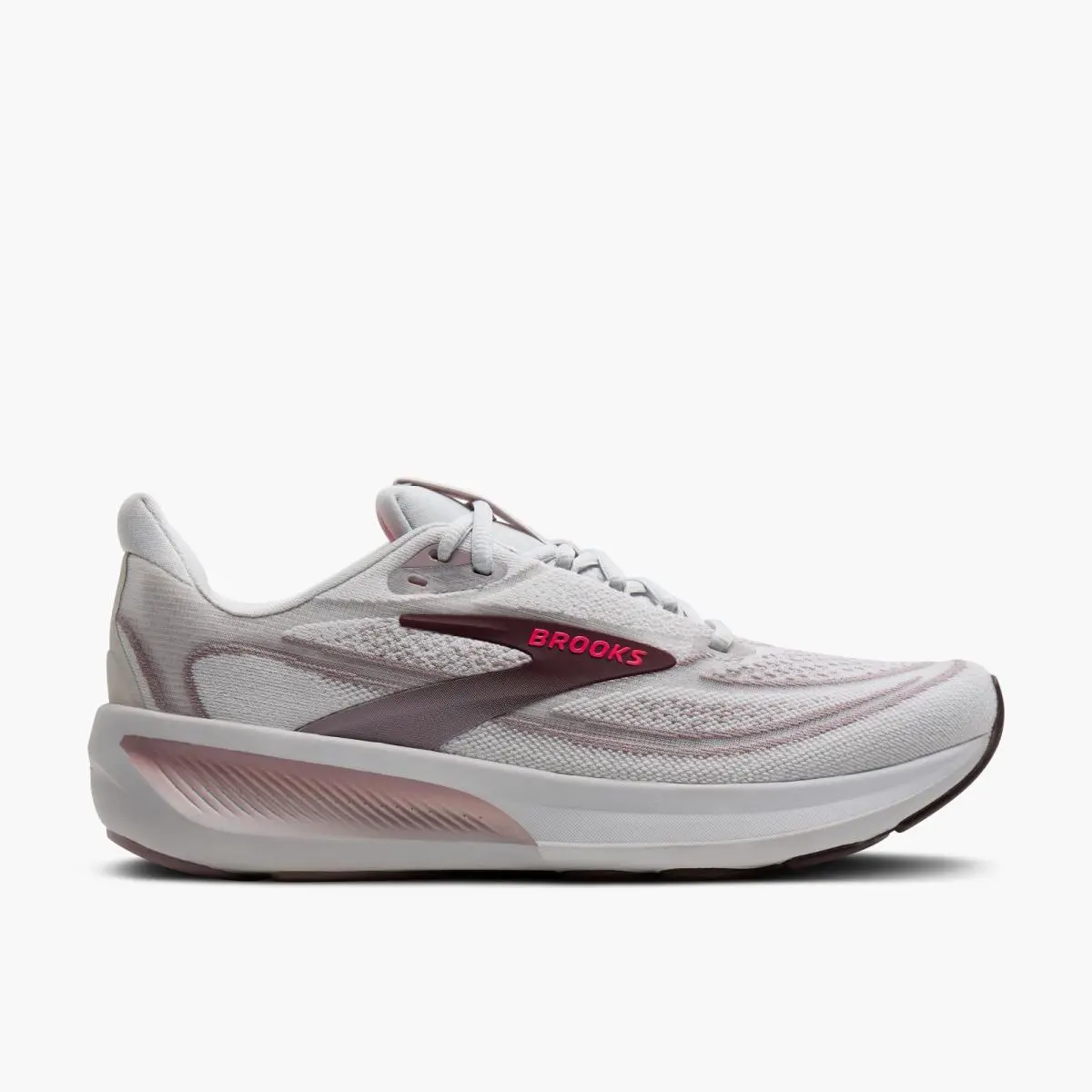 Brooks Revel 9 Women`s Running Shoes - Grey/rose/raisin B Width