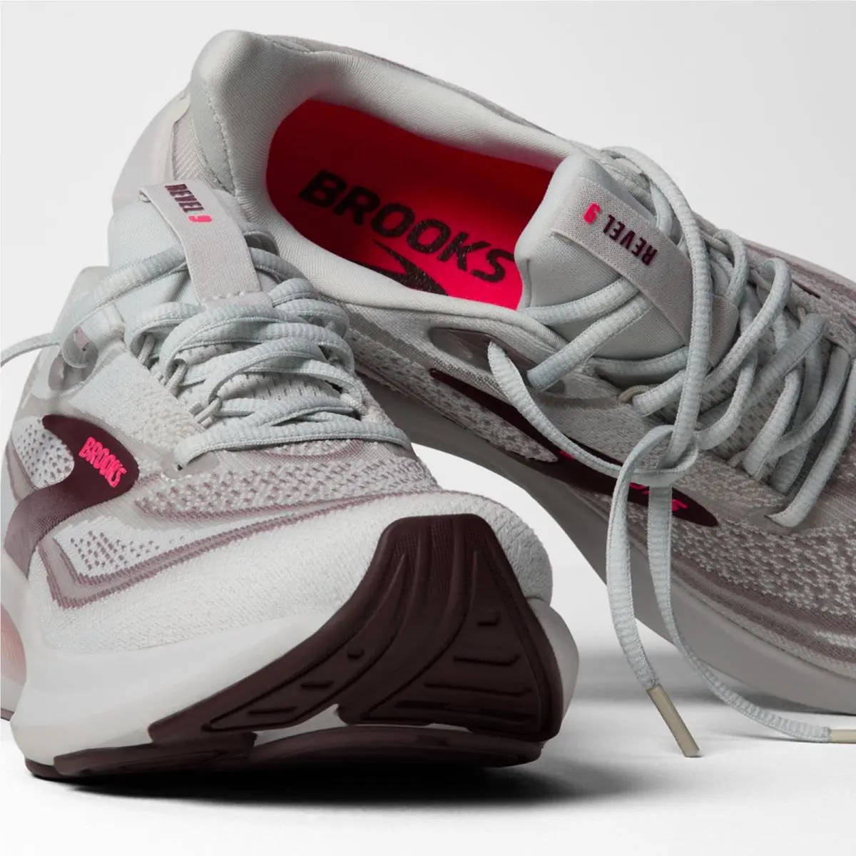 Brooks shoes - Brooks Revel 9 - Revel - Gray 0