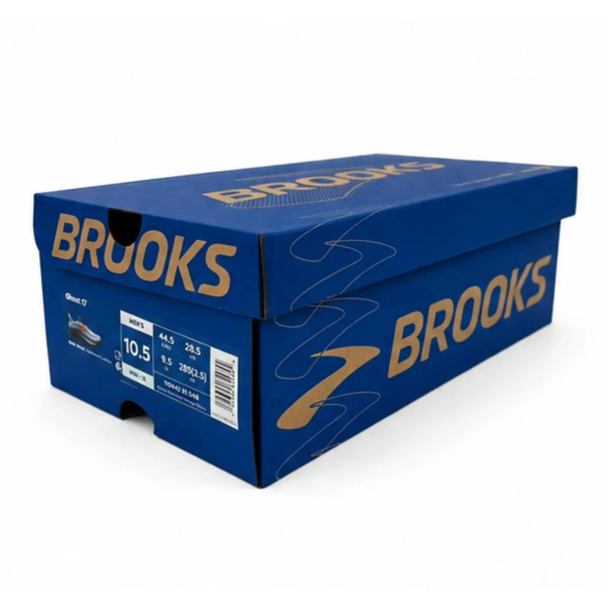 Brooks shoes - Ghost 17 - Ghost - 1104422E048105 - Oyster Mushroom/Orange/Ebony 6
