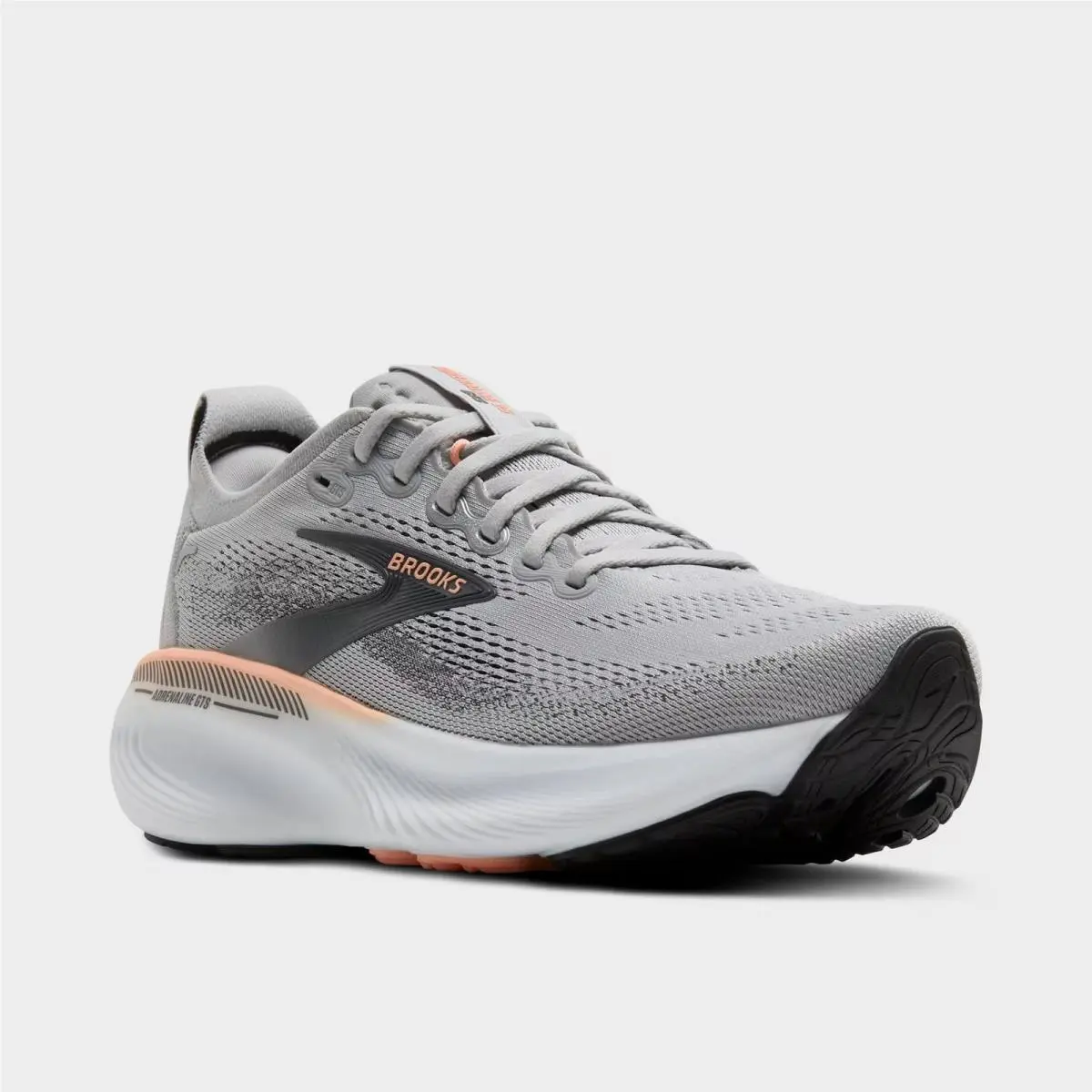 Brooks shoes - 1204432E 032 - Grey/Blackened Pearl/Coral 1