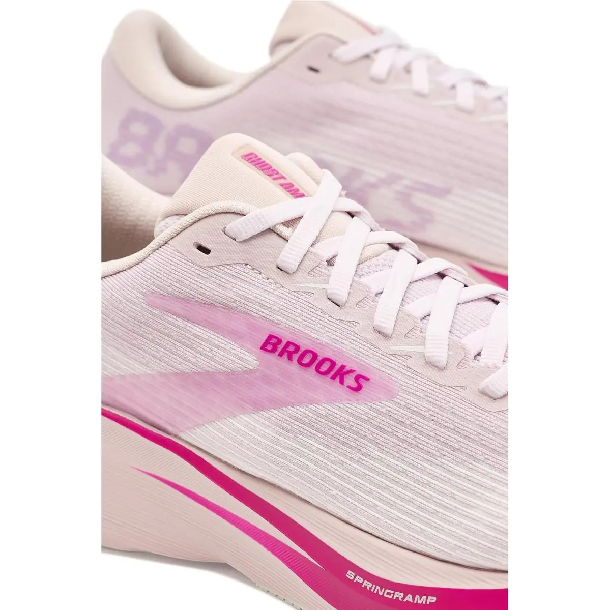Brooks shoes - Arctic Wolf/Dove/Pink 25