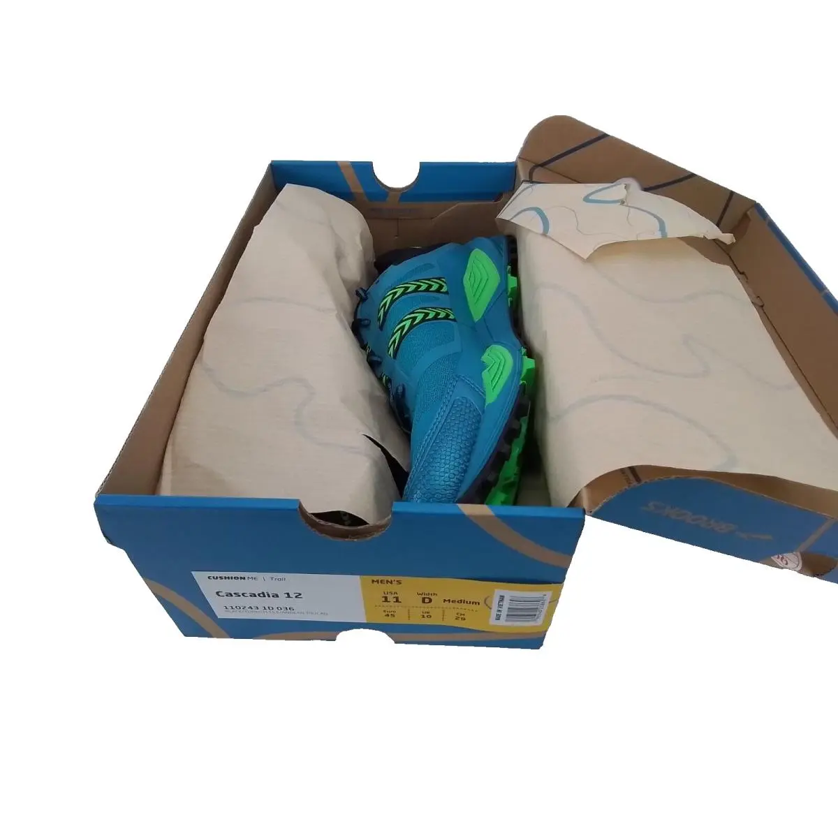 Brooks shoes - Brooks Cascadia 12 - Cascadia - 110243-1D-036 - Blue 14