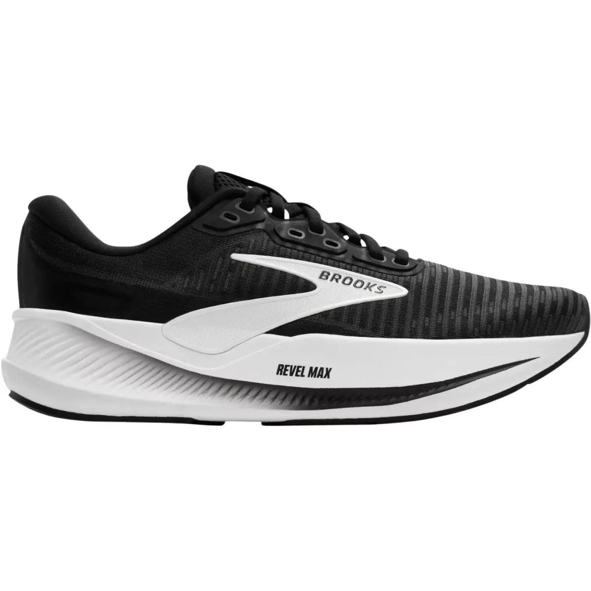 Brooks shoes - Brooks Revel Max - Revel Max - Black/Grey/White 4