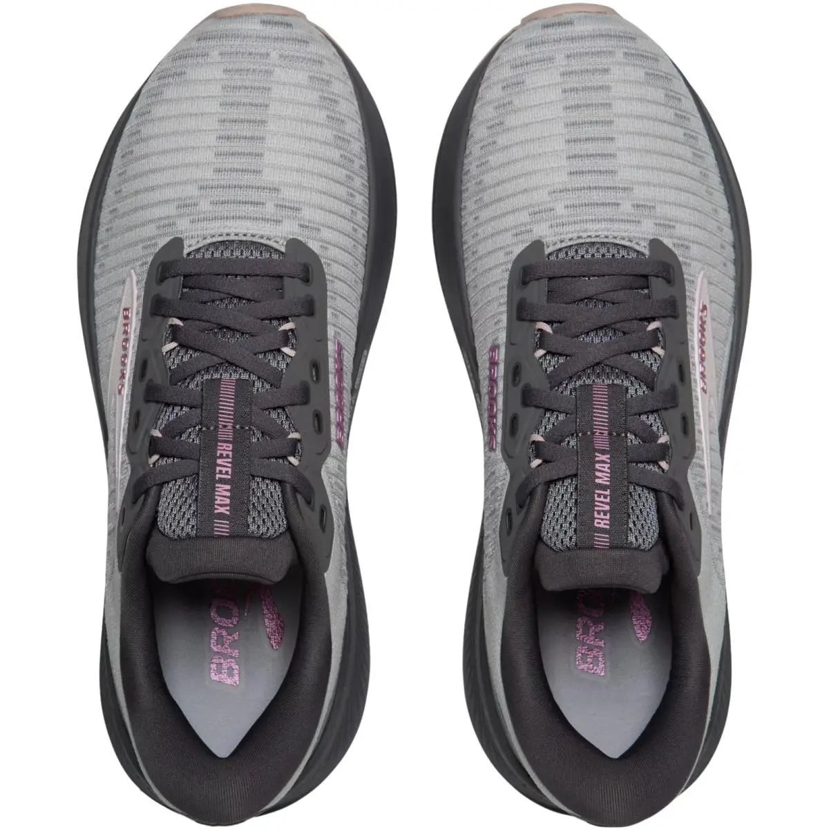 Brooks shoes - Brooks Revel Max - Revel Max - Black/Grey/White 27