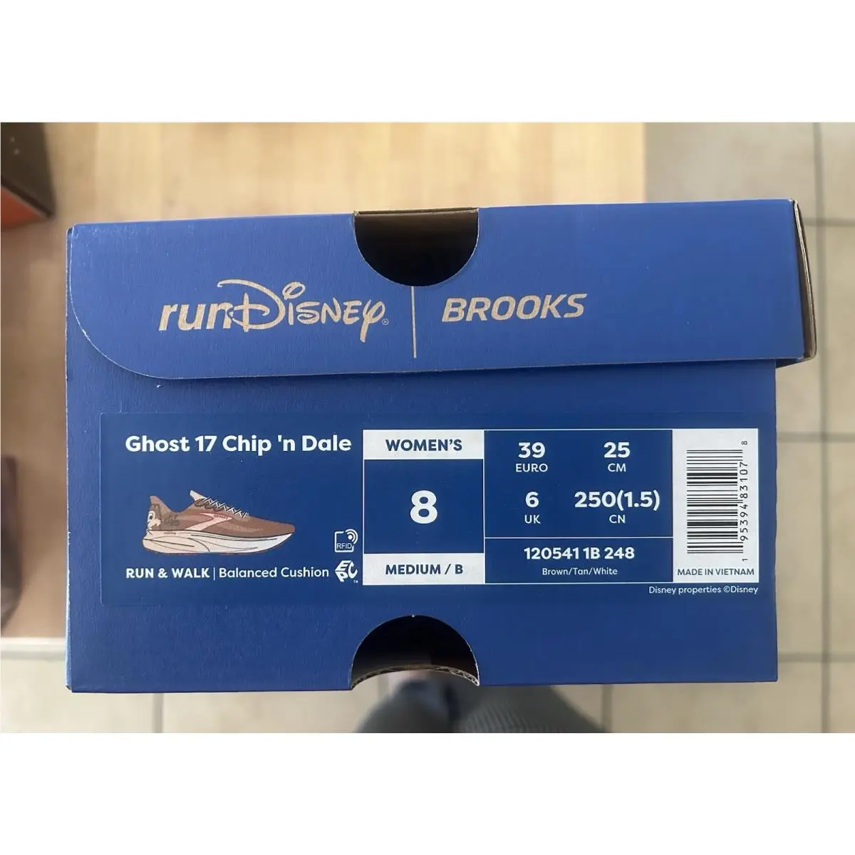 Brooks shoes - runDisney x Brooks Ghost 17 - 120541-1B-248 - Brown 8