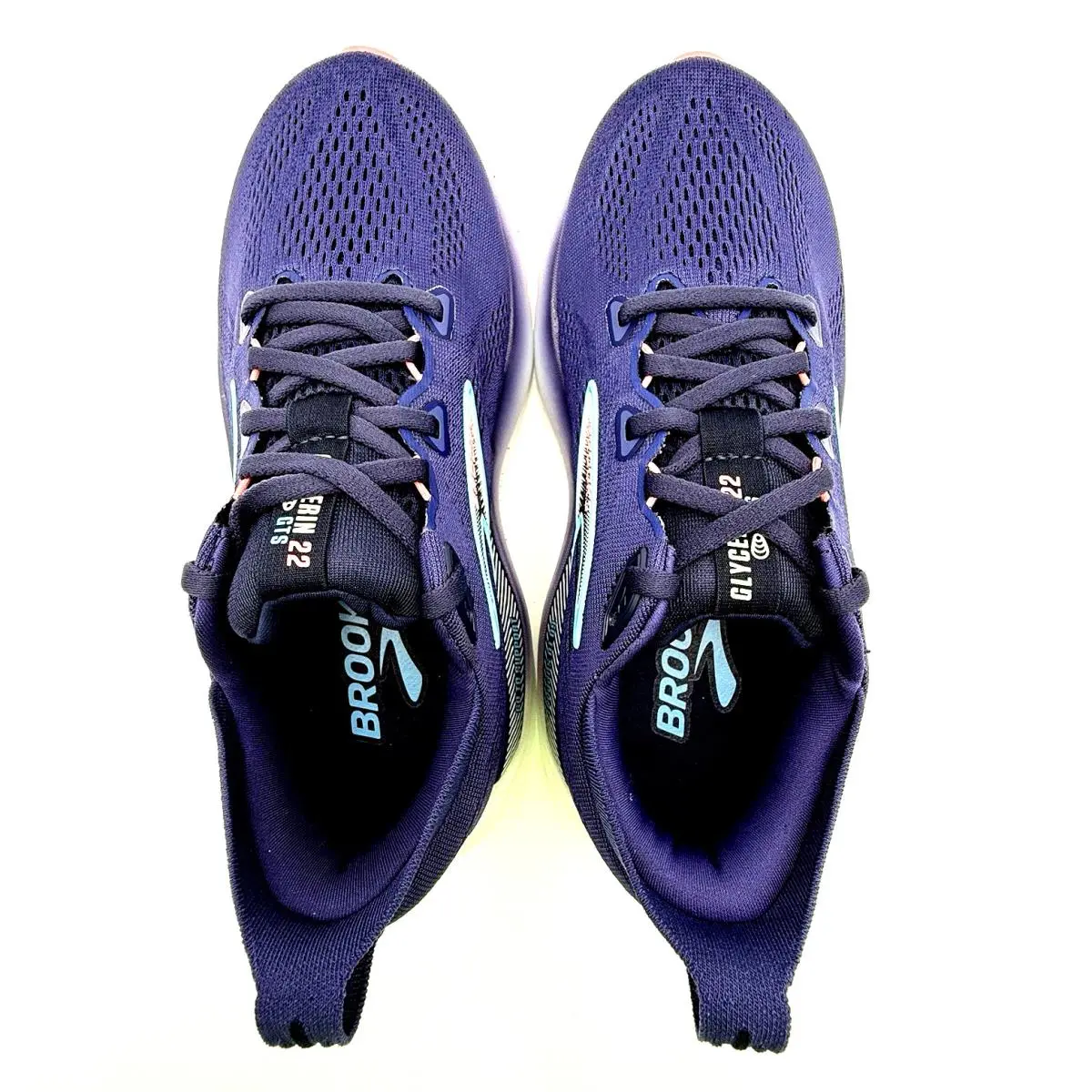 Brooks shoes - Brooks Glycerin GTS 22 - Glycerin GTS - 120435-2E-429 - Blue, Manufacturer: Blue Ribbon/Peacoat/Dianthus (UPC: 195394604252) 4