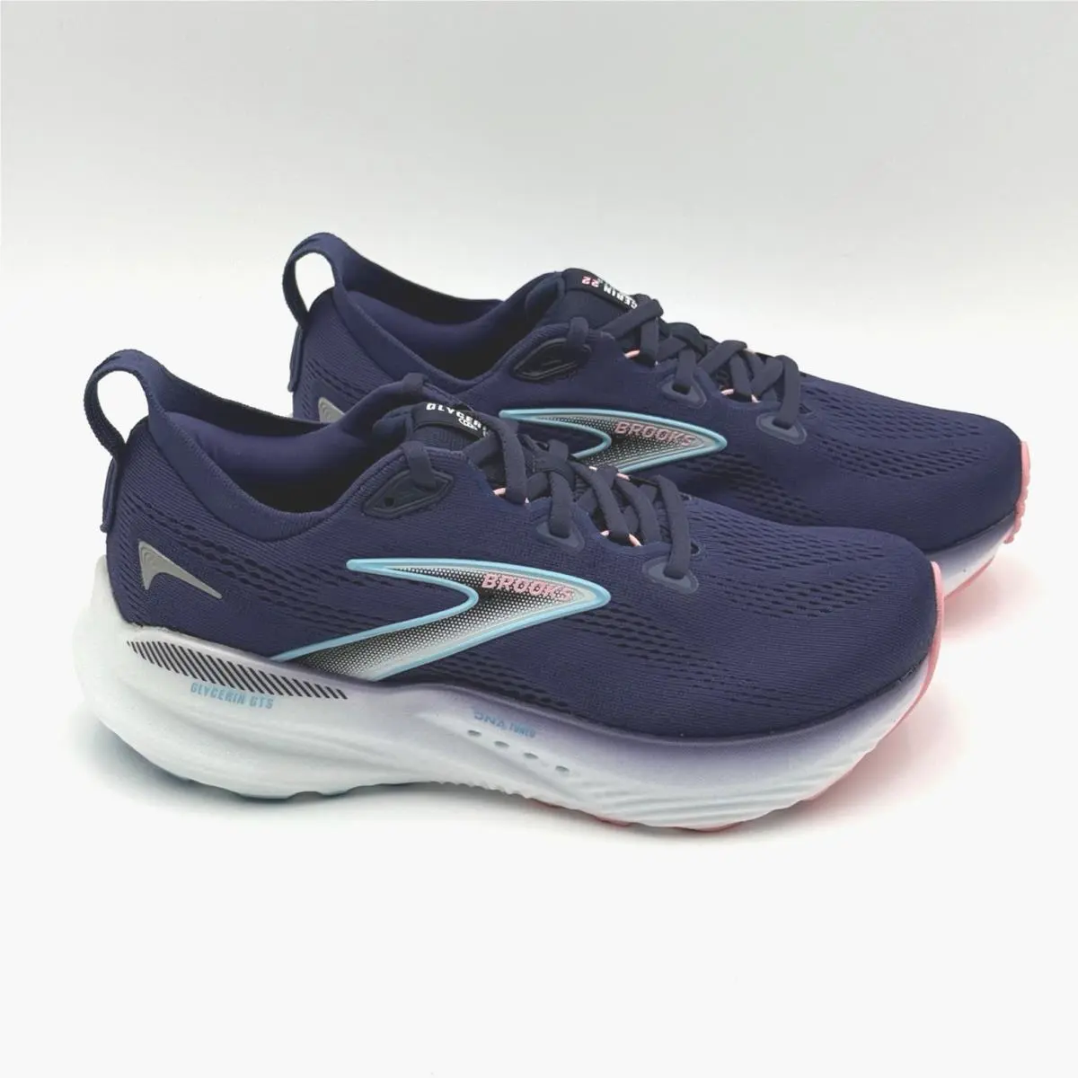 Brooks shoes - Brooks Glycerin GTS 22 - Glycerin GTS - 120435-2E-429 - Blue, Manufacturer: Blue Ribbon/Peacoat/Dianthus (UPC: 195394604252) 0