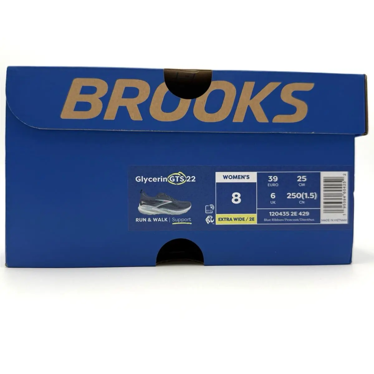 Brooks shoes - Brooks Glycerin GTS 22 - Glycerin GTS - 120435-2E-429 - Blue, Manufacturer: Blue Ribbon/Peacoat/Dianthus (UPC: 195394604252) 5