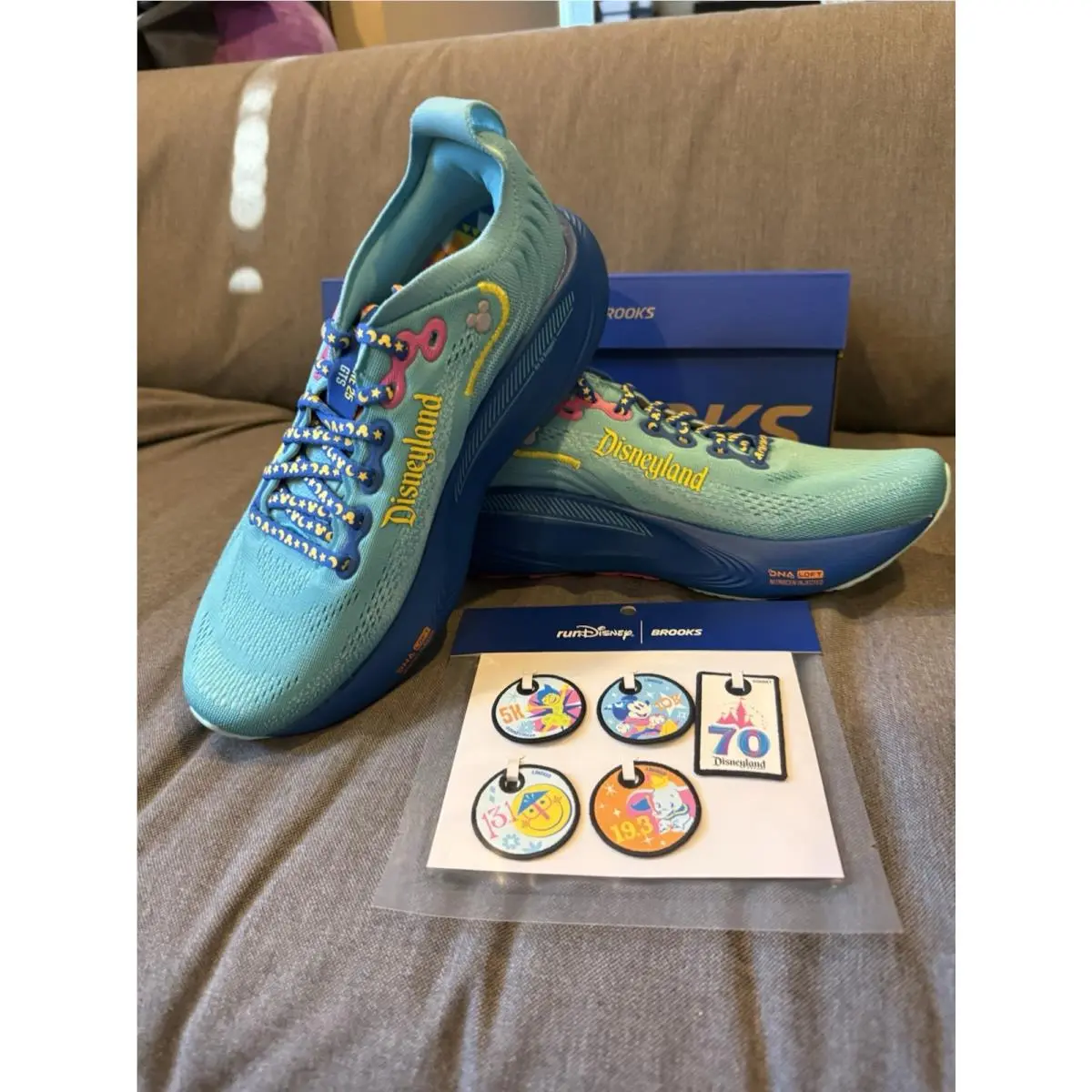 Rundisney Brooks Adrenaline Gts 25 Disneyland 2026 Half Marathon Size 8